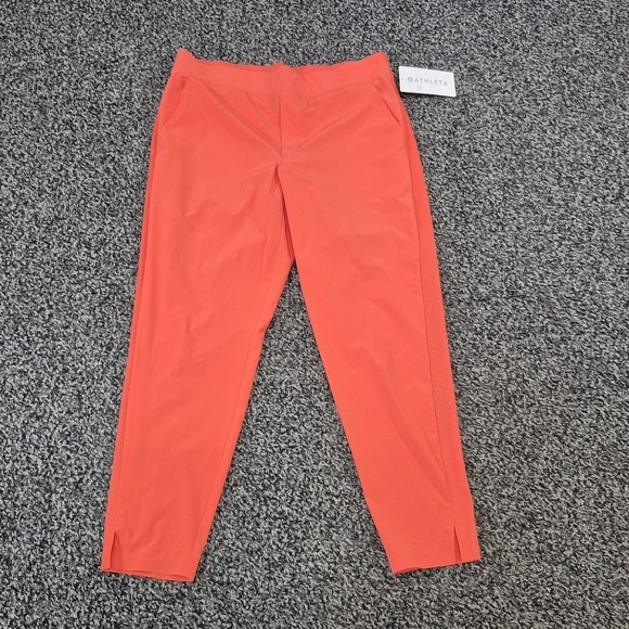 Athleta Pants - NWT ATHLETA Brooklyn Ankle Pants 12 Sunset Glow Pants #198671 NEW Coral